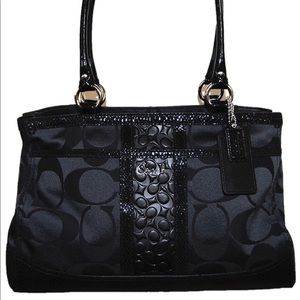 Coach Black Purse- handbag authentic